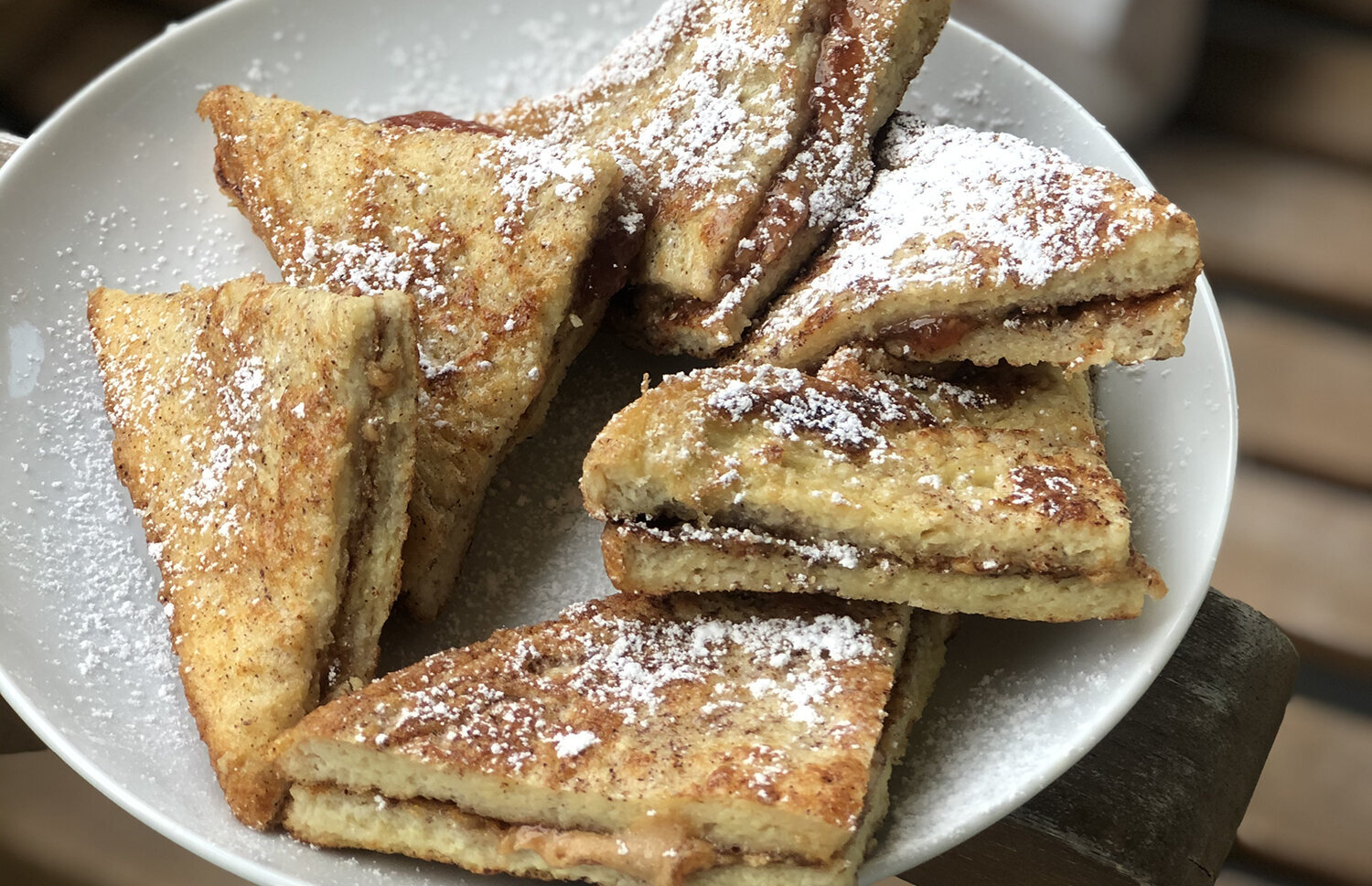 Peanut Butter &amp; Jelly Toast Bites