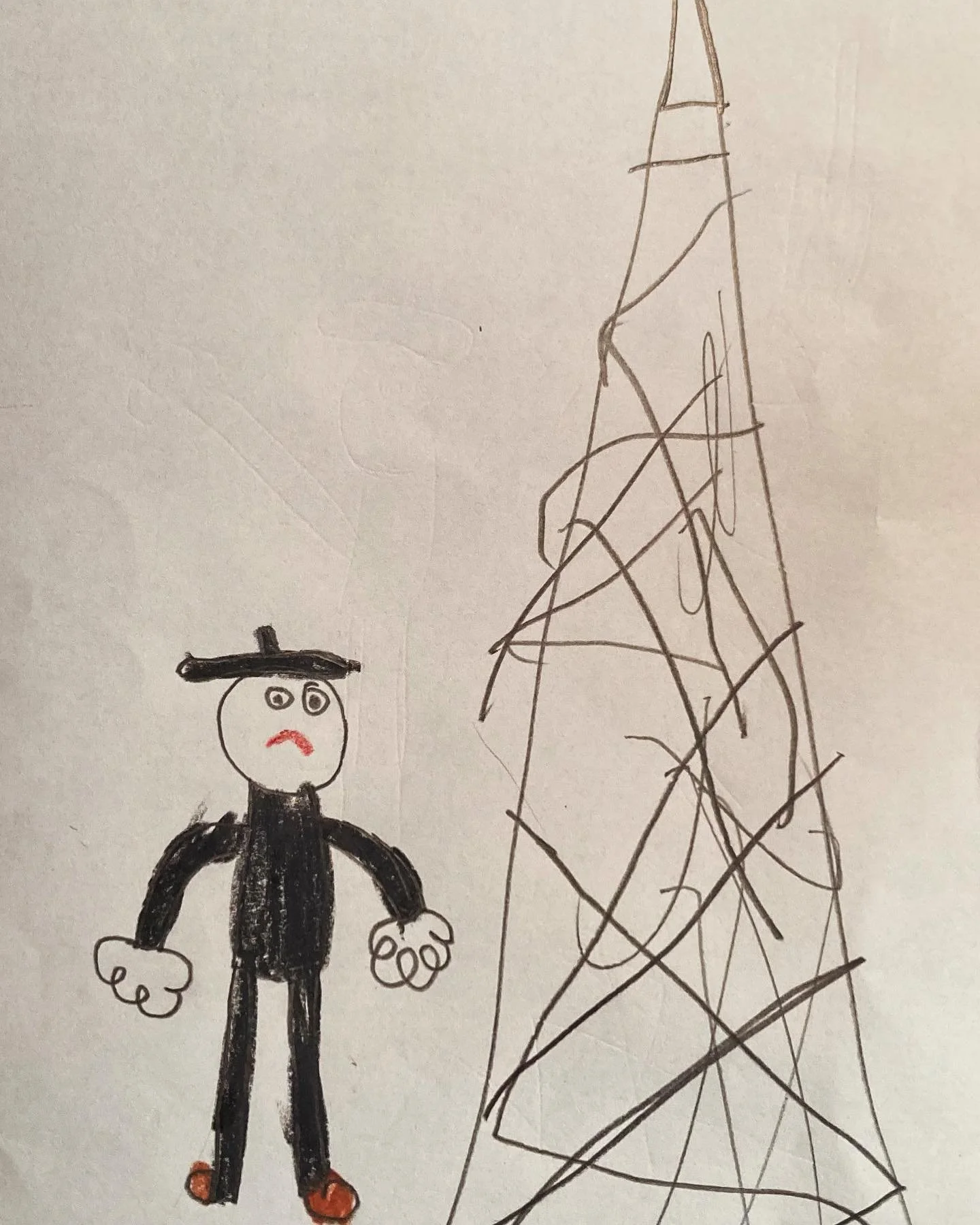 Tror Trost har f&aring;tt litt vel mye @fintfranskorkester p&aring; maten i det siste. Tror i hvert fall at denne tegningen er et tydelig (dog kunstnerisk, selvsagt) uttrykk for at &laquo;il en a marre&raquo; (les: Han er litt lei) 🚫🇫🇷🤮 #jenaimar