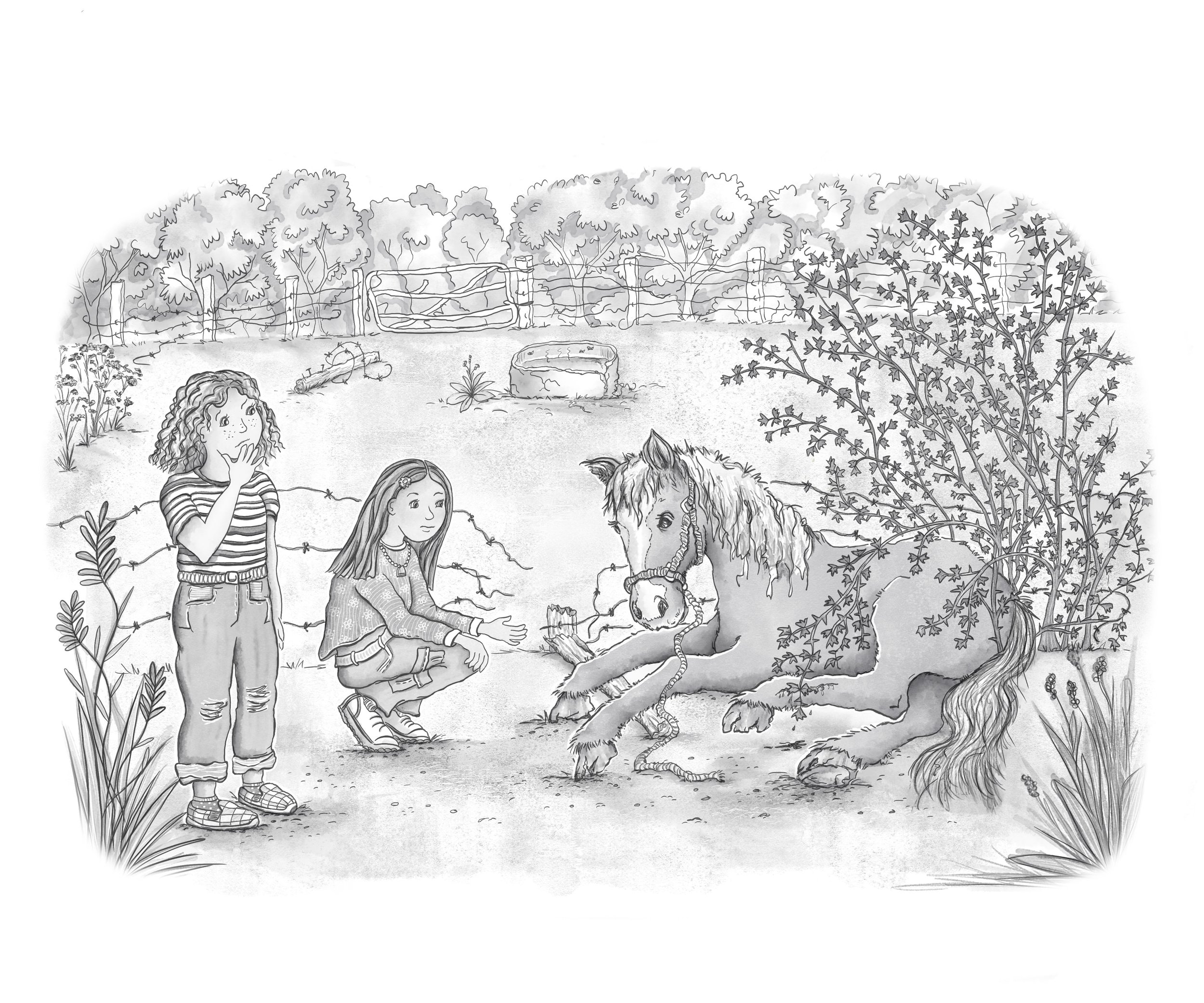 Pony in the hedge JPEG.jpg