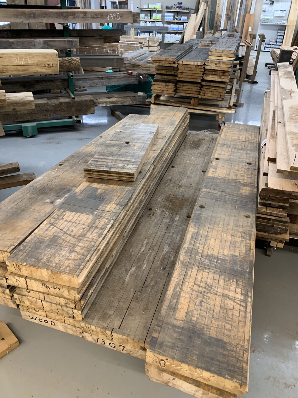Boxcar Flooring (Reclaimed from Train Cars). Priced per LF — Good Wood  Nashville