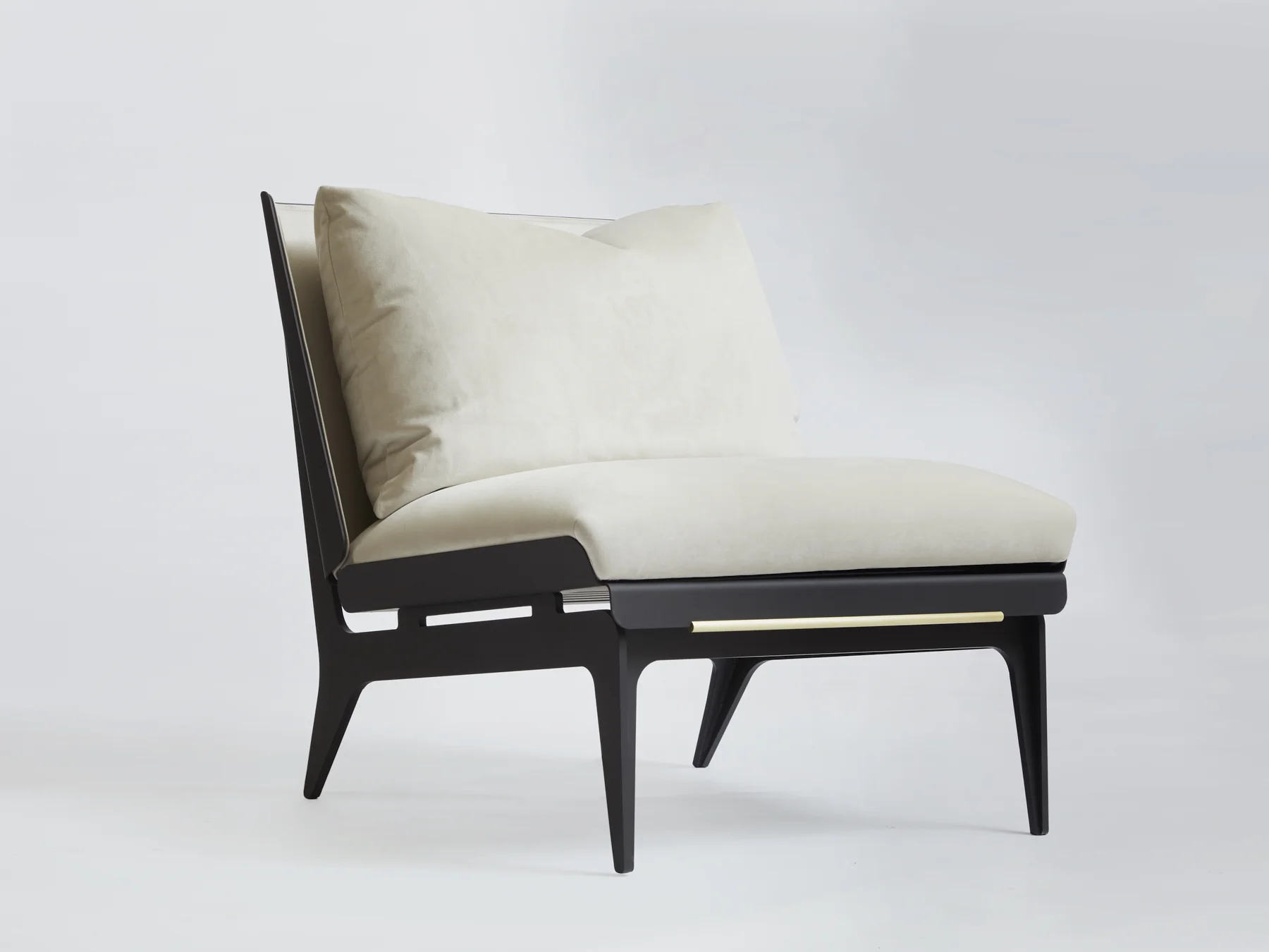 BOUDOIR Chair + Ottoman