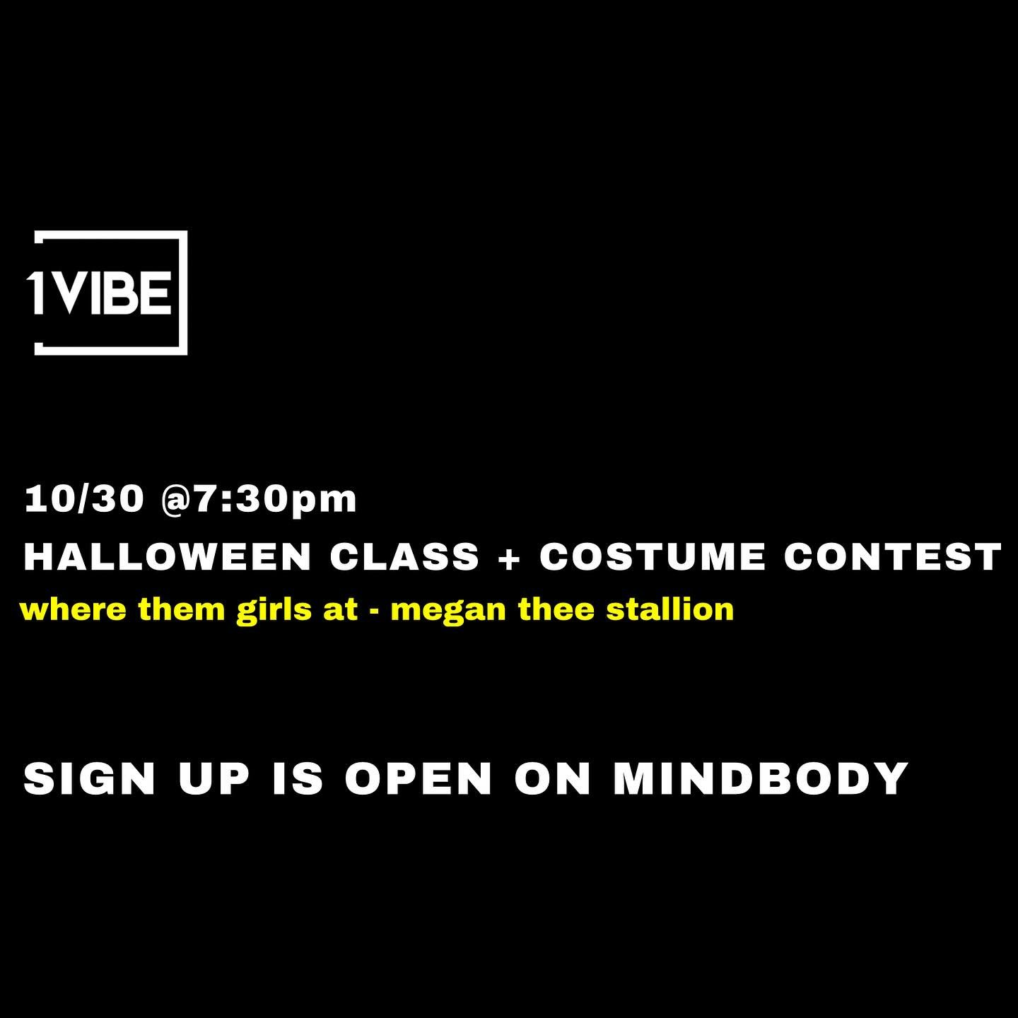 🎃👻REAL HOT GHOUL SH&iexcl;T&hellip; it&rsquo;s time for our *Halloween Class &amp; Costume Contest*! 👻🎃 

This is one of our absolute favorite classes of the year! Join us for a *fa-boo-lous* night of slaying on the dance floor! We&rsquo;re dying