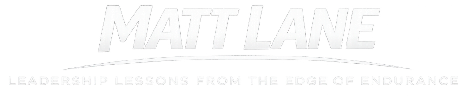 Matt Lane: Leadership lessons from the edge of endurance