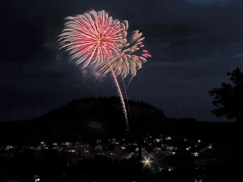 Fourth of July Fireworks in Palmer Lake