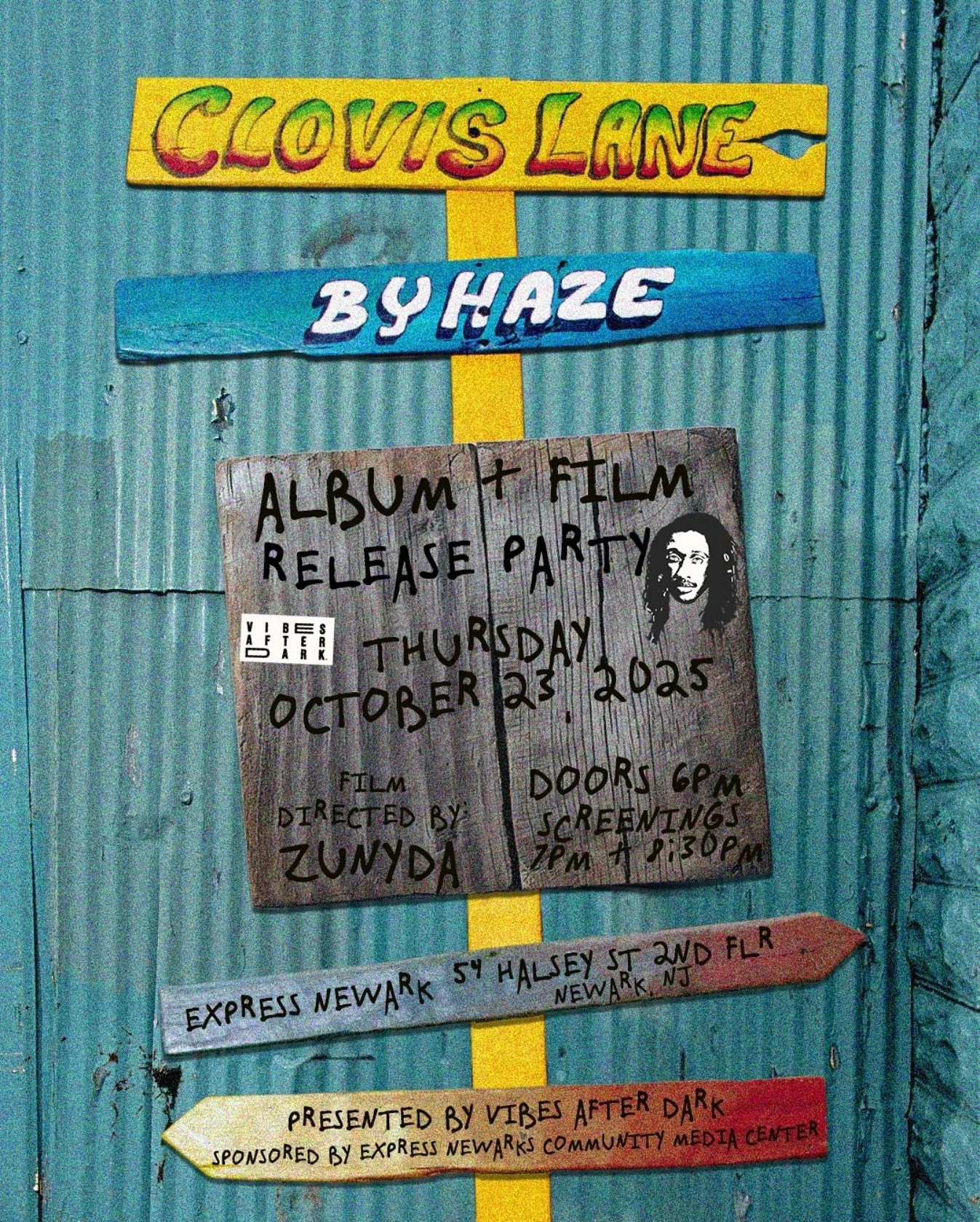All Road Leads to CLOVIS LANE 🚏

✨ @vibesafterdark Presents ✨

In partnership with @cmcexpressnewark 

Clovis Lane

Album + Film Release Party

Experience Clovis Lane, a sonic and visual journey through grief, healing, and belonging. This new album 