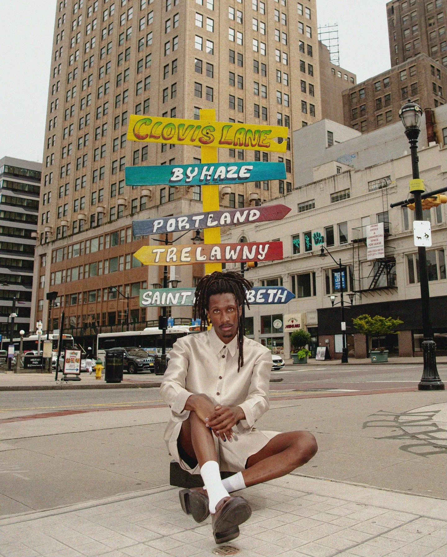 From Newark to Jamaica all roads lead to Clovis Lane 

Follow di 🪧 and meet me in Newark on Thursday 🤍

Shot by: @image.dray 
Styled by: @nokyap 
Creative Direction by: @zunyda