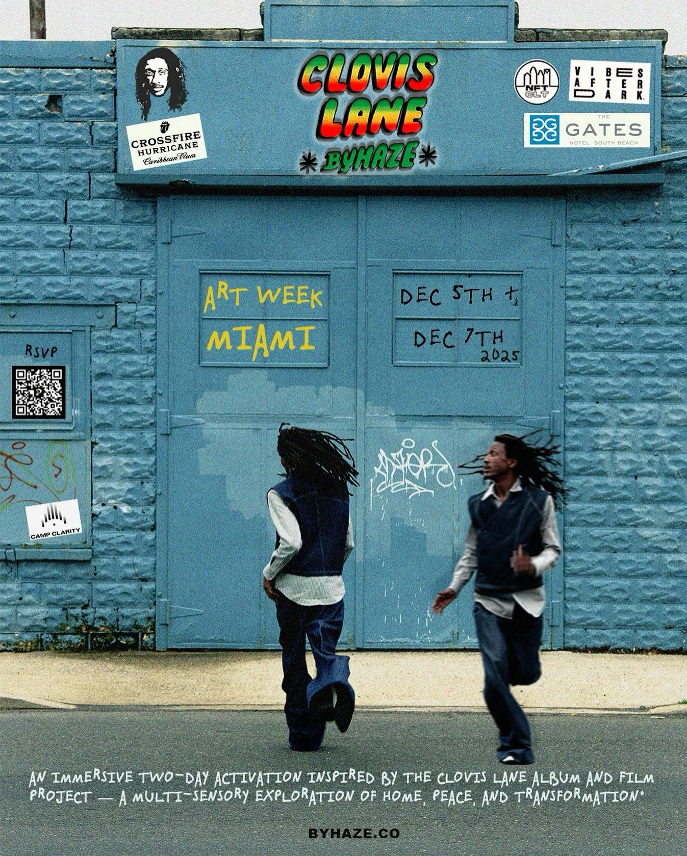 The Road to Clovis Lane continues and this time we&rsquo;ll be in Miami celebrating the film &amp; official album release with two events during @miamiartweek 2025

@vibesafterdark Presents The Clovis Lane experience in collaboration with @nftclt @ga