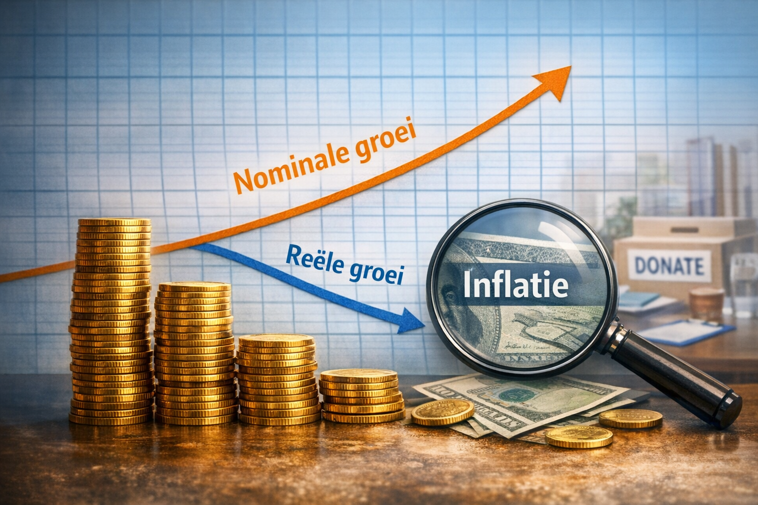 Je inkomsten groeien. Maar groei je ook echt?