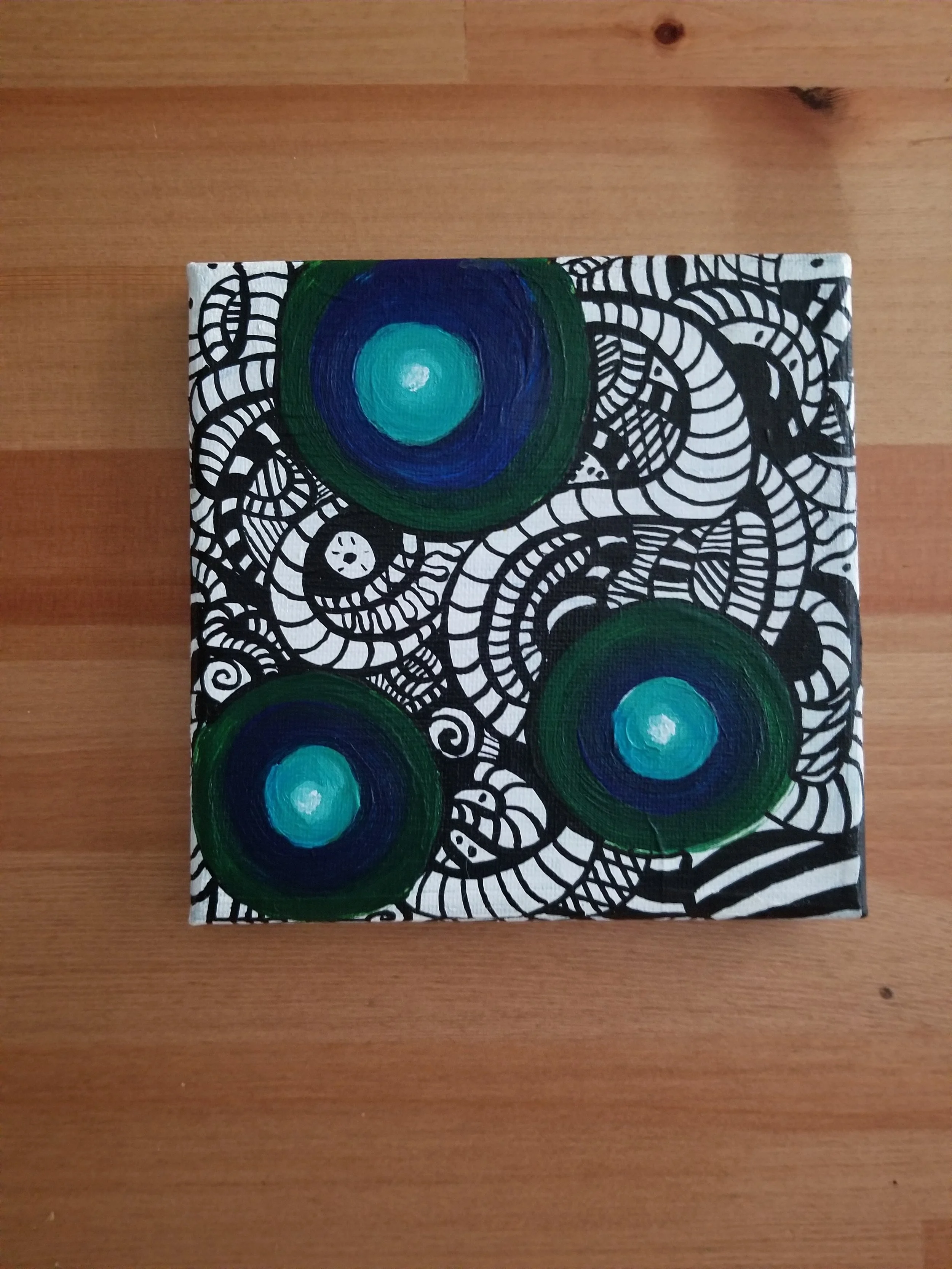 Halcyon Orbs | Acrylic on Canvas