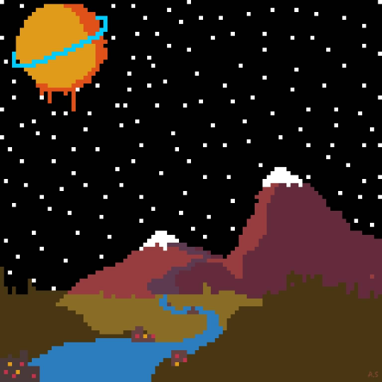 The Foothills | Pixel Print