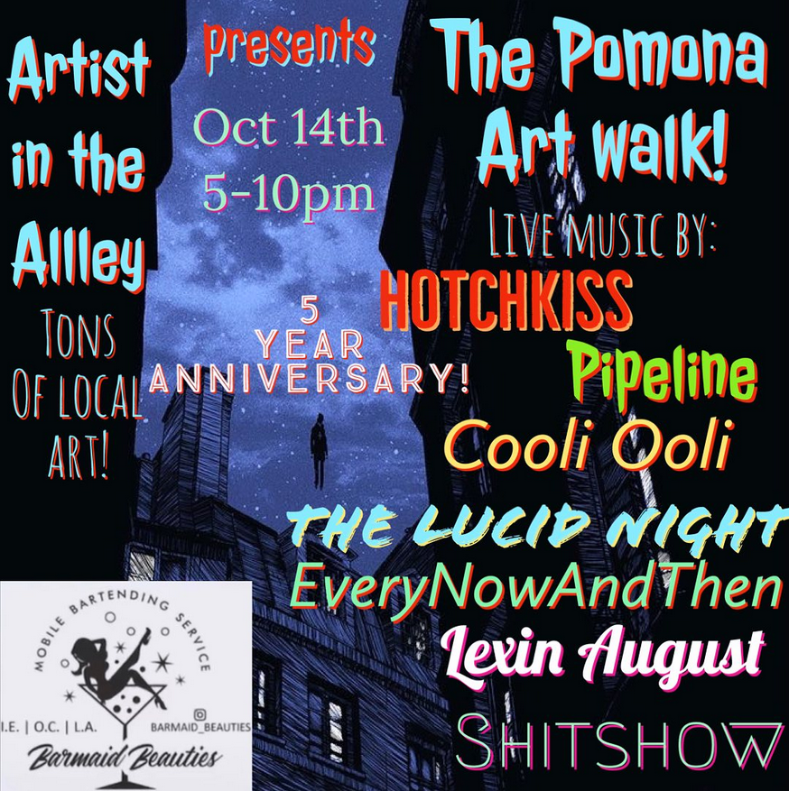 Artist in the Alley | Pomona Art Walk 