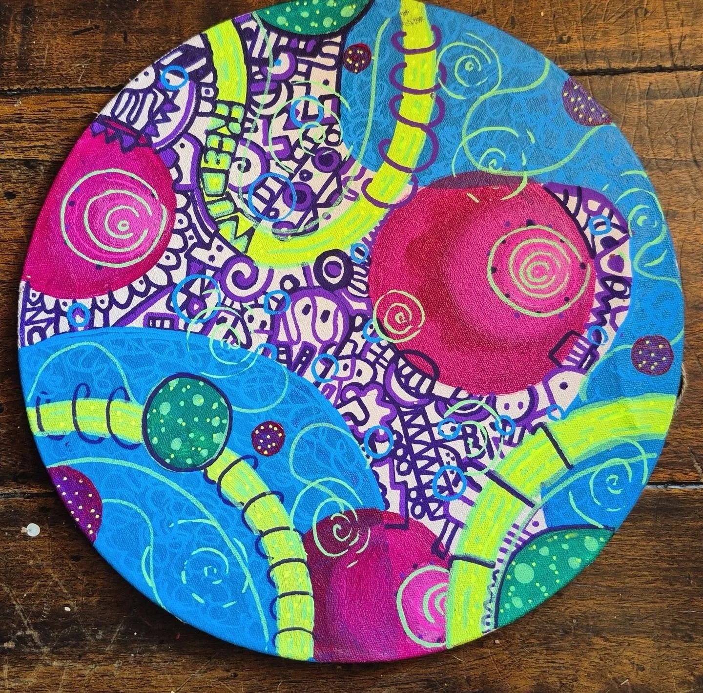 Wormhole 🌀

Did you know the Creamii SS uses worm holes to travel throughout the CA Universe? 🌌

$175 /  shipping included (US only)
-Linen Canvas Wrapped Wood Panel / 12in in diameter- Ready to Hang

🌌Available on the Creamii Art Shop Link in Bio