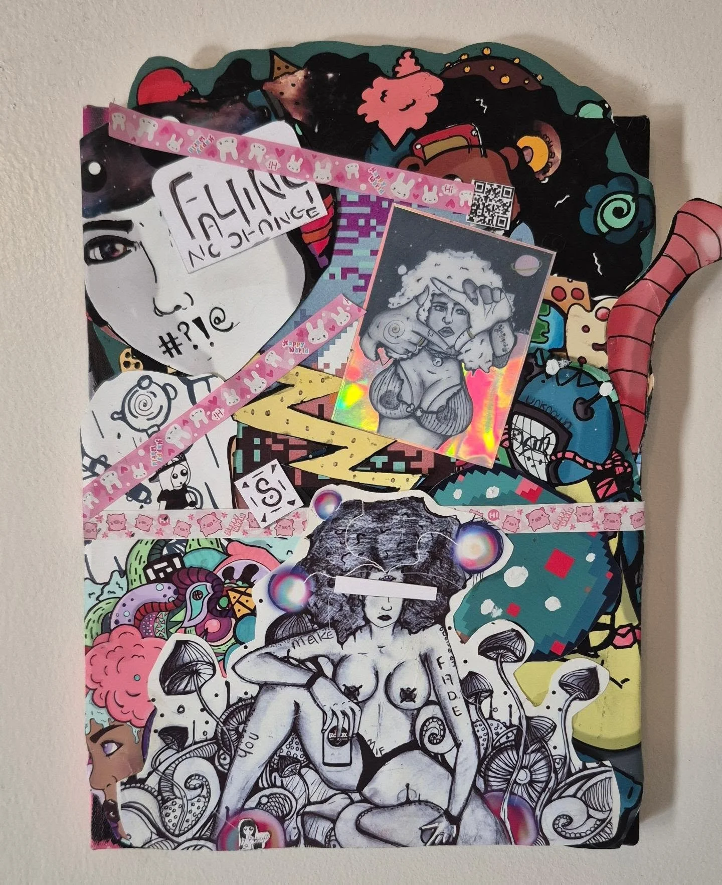 Untitled 

8"inx10"in | Collage

Another one made from misprints,stickers and washing tape...

#creamiiart #washitape #artcollage #surrealism
