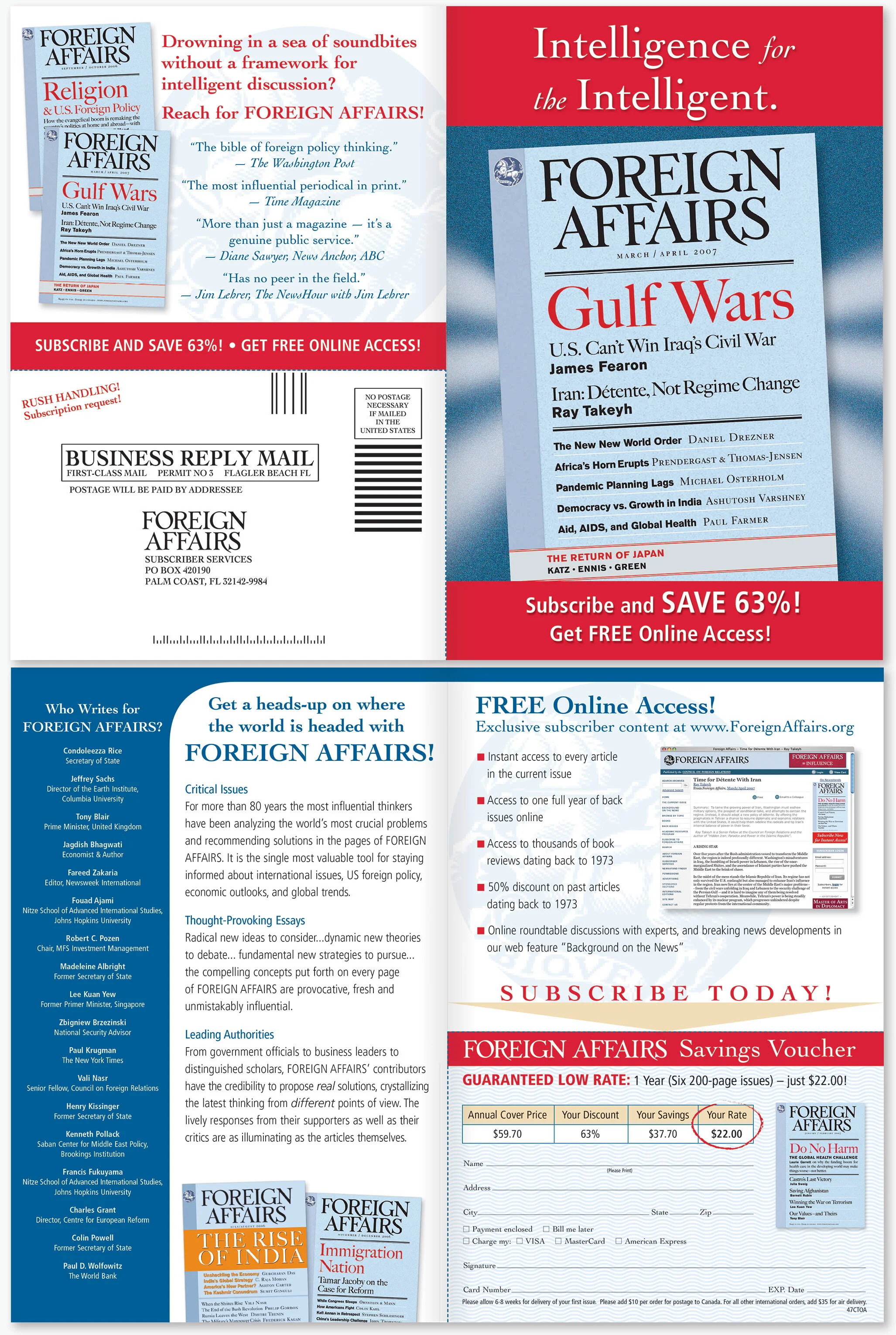 INTELLIGENCE FOR THE INTELLIGENT