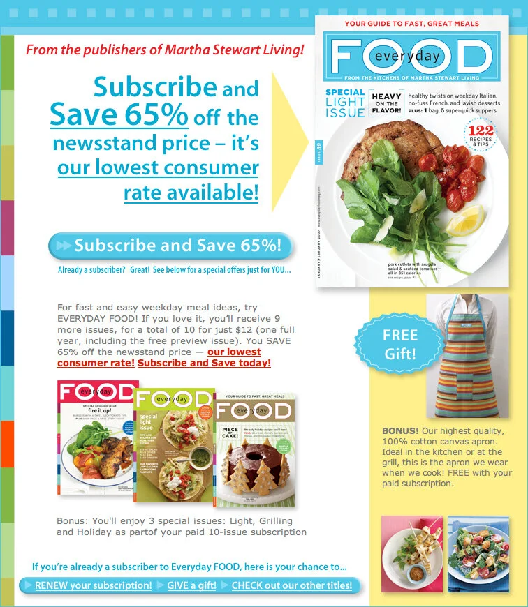 FROM THE PUBLISHERS OF MARTHA STEWART LIVING!