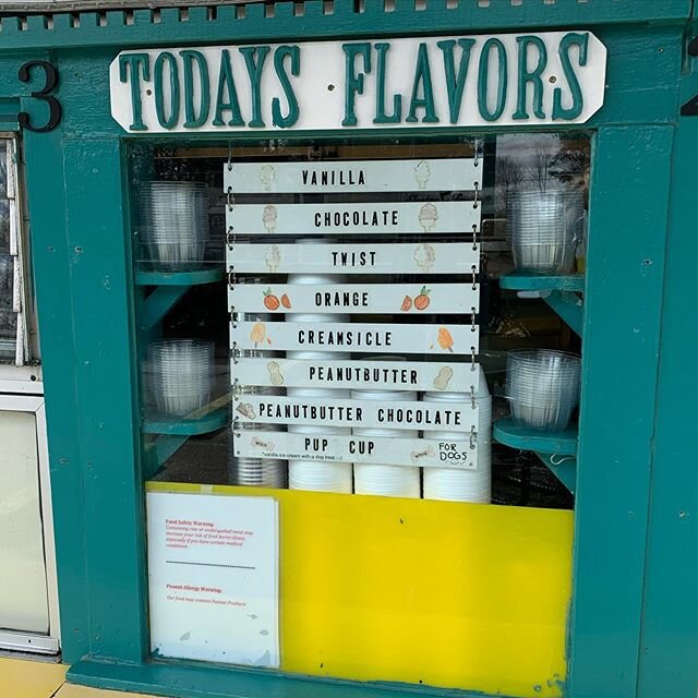 Our new flavors for the week!