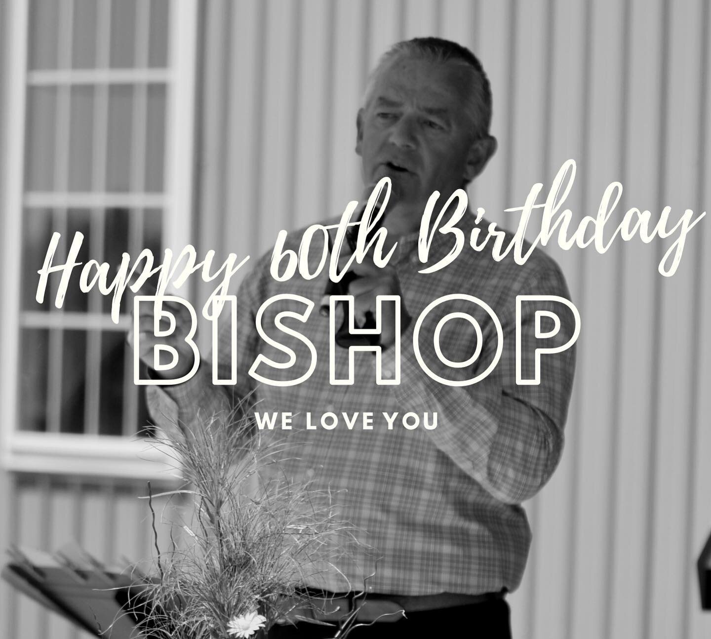 Happy 60th Birthday to our BISHOP. We love him for his love for God and people. He&rsquo;s a soulwinner, Big-hearted giver and trailblazer&mdash;a Build Roads to the Hopeless, Kingdom Investing, Storytelling, Give 'til it hurts, Overcoming, Truthlovi