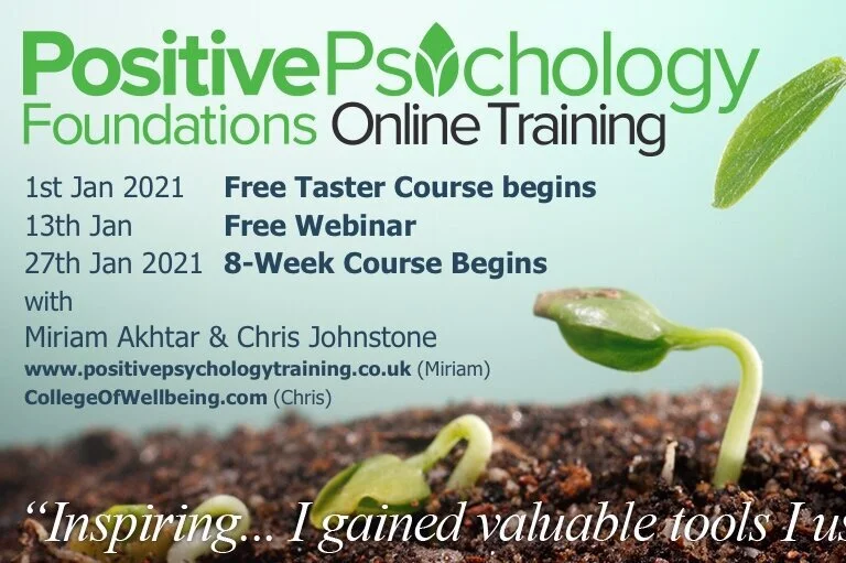Positive Psychology Free Online Taster Course