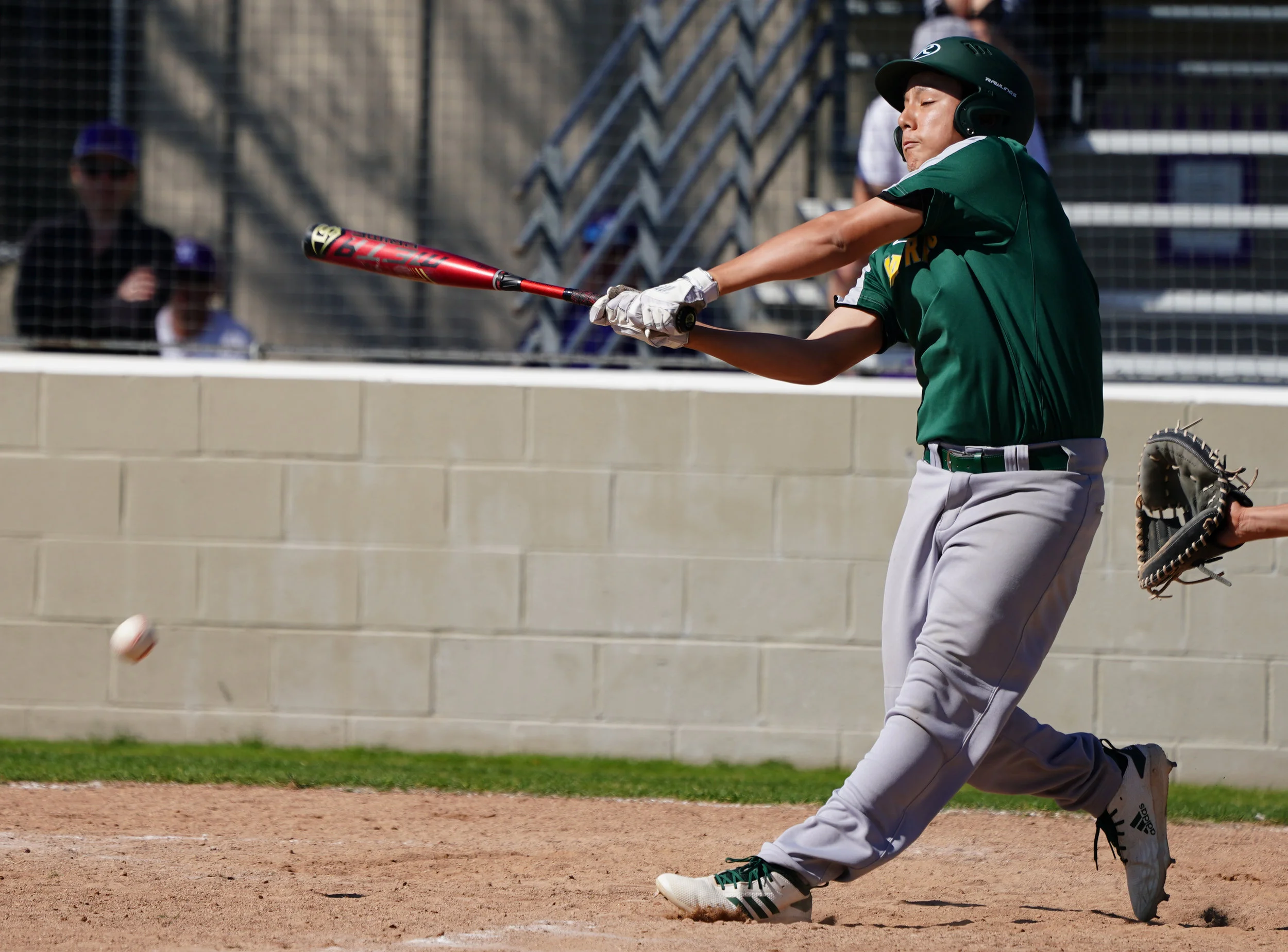  Amador Valley High School vs San Ramon Valley High School freshmen baseball at Amador Valley High School in Pleasanton, CA Saturday March 30. 2019. (Photo by Alan Greth) 