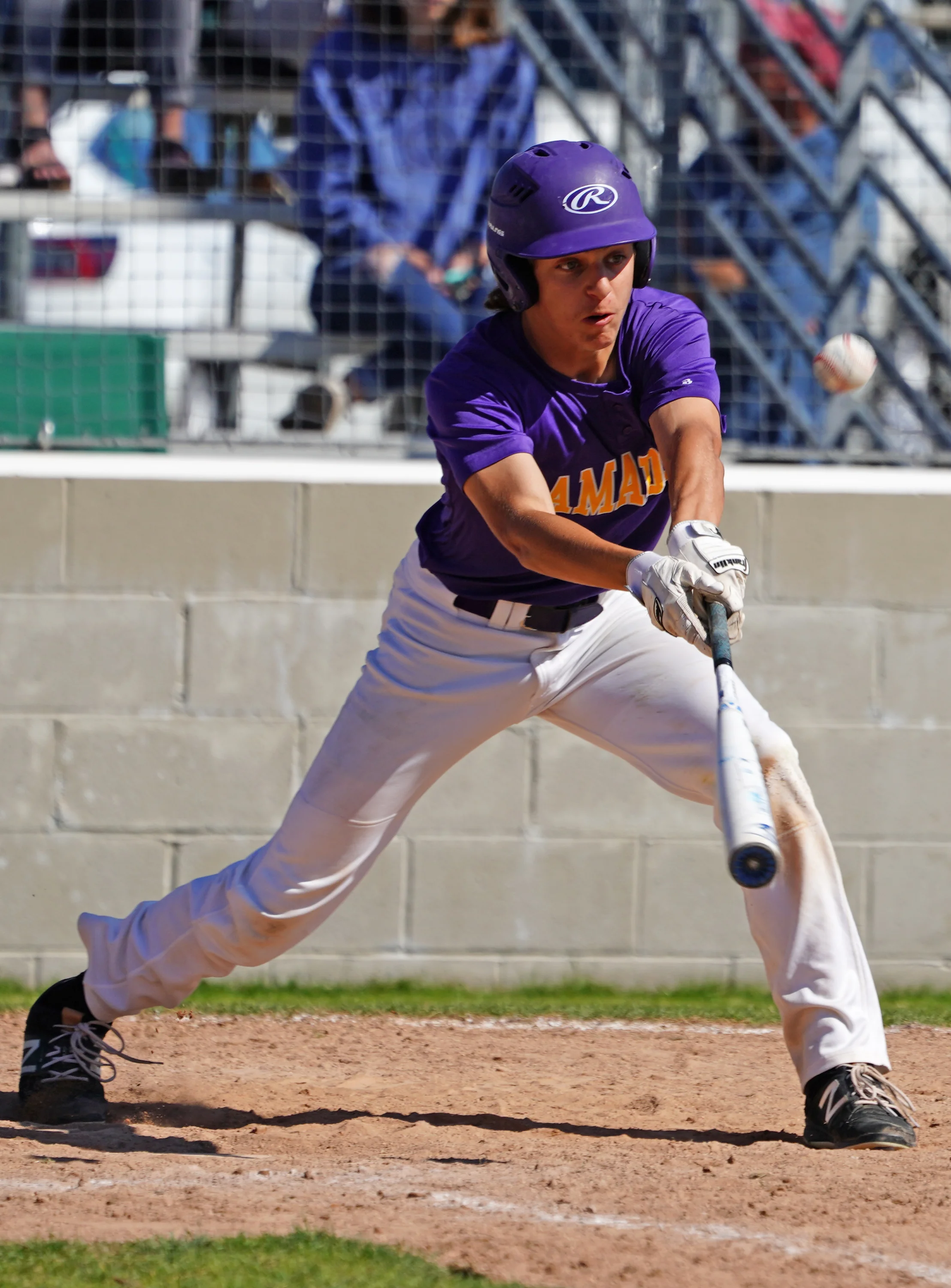  Amador Valley High School vs San Ramon Valley High School freshmen baseball at Amador Valley High School in Pleasanton, CA Saturday March 30. 2019. (Photo by Alan Greth) 