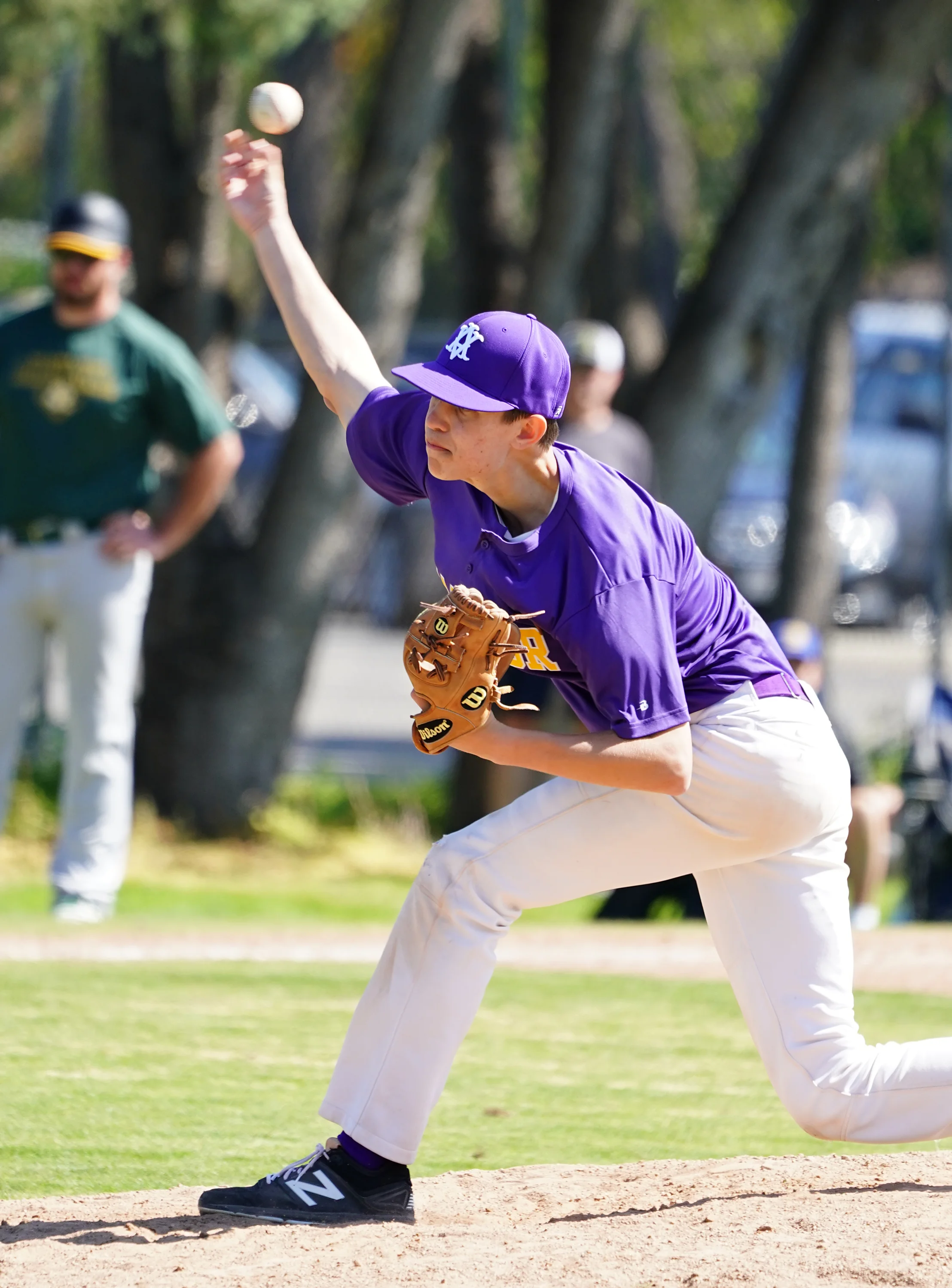  Amador Valley High School vs San Ramon Valley High School freshmen baseball at Amador Valley High School in Pleasanton, CA Saturday March 30. 2019. (Photo by Alan Greth) 