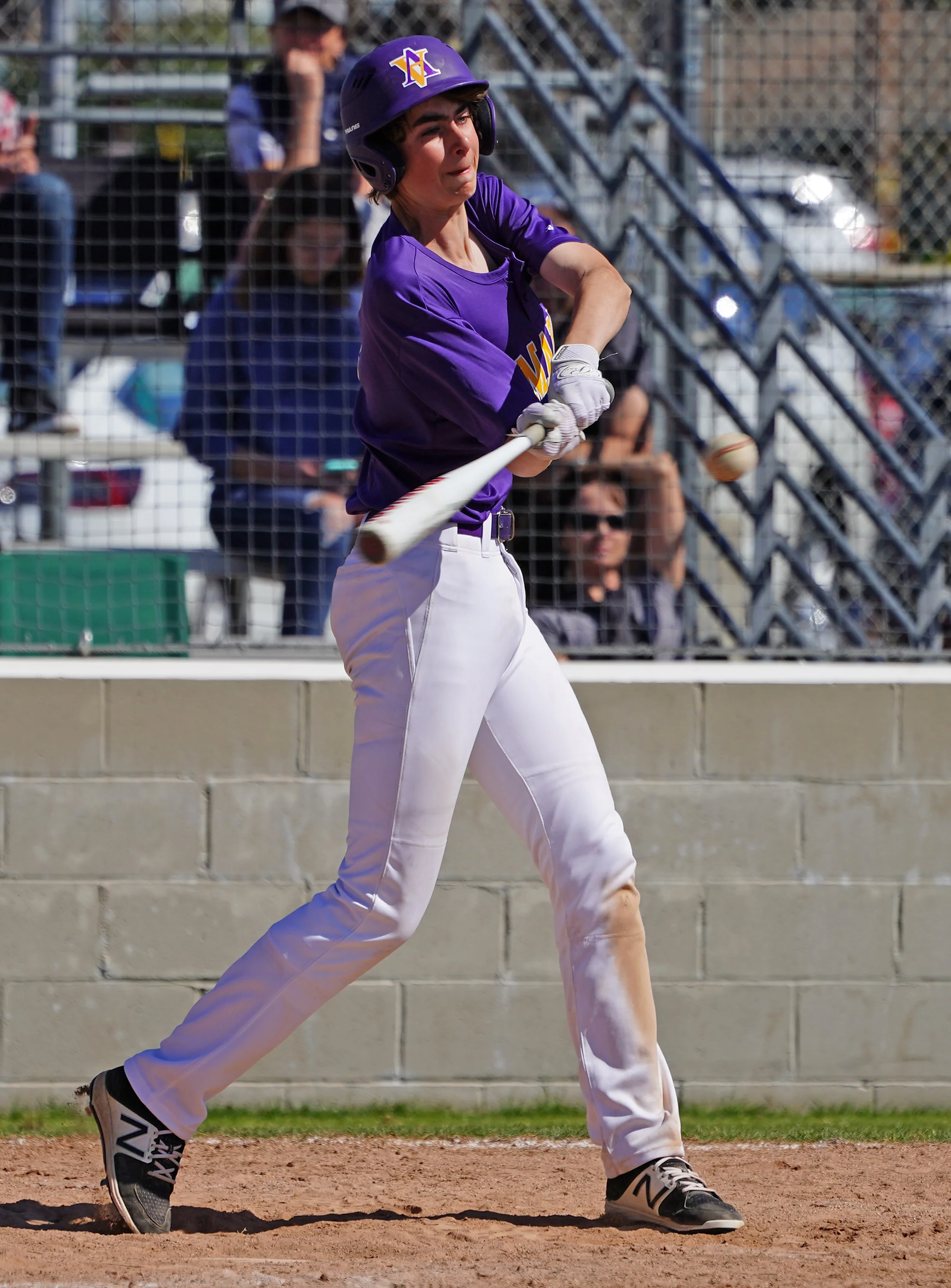  Amador Valley High School vs San Ramon Valley High School freshmen baseball at Amador Valley High School in Pleasanton, CA Saturday March 30. 2019. (Photo by Alan Greth) 