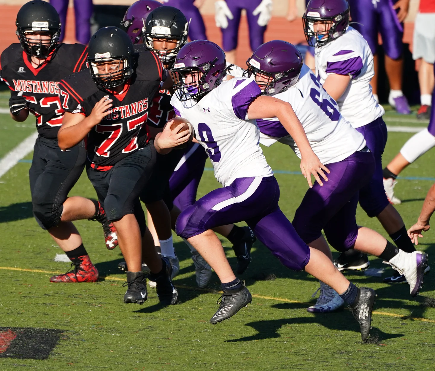  Amador Valley High School Freshman Football Vs Monte Vista Thursday  August 29, 2019. (Photo by Alan Greth/AGP Sports) 