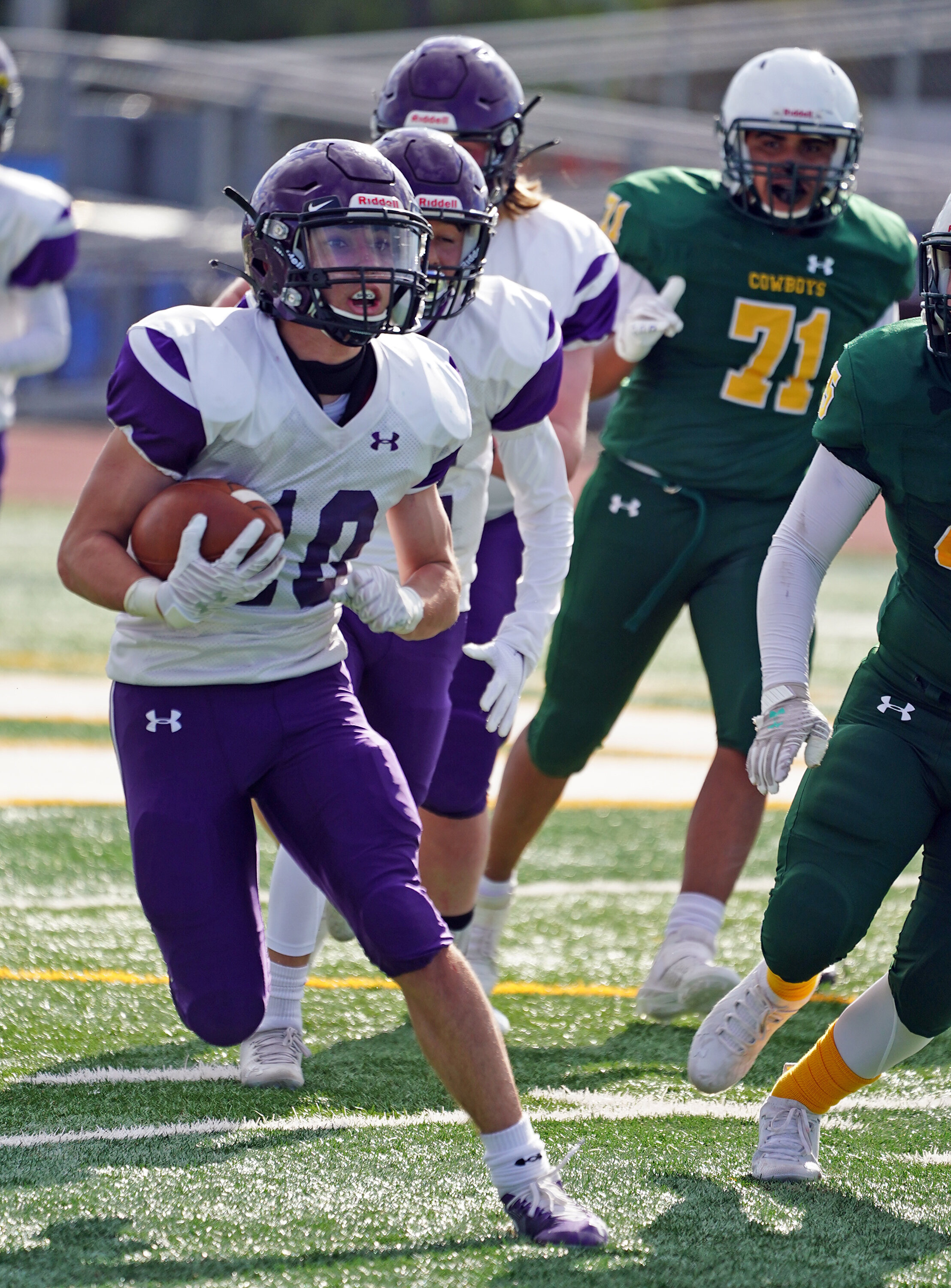  Amador Valley High School Football at Livermore, CA March 21, 2021. (Photo by Alan Greth / AGP Sports) 