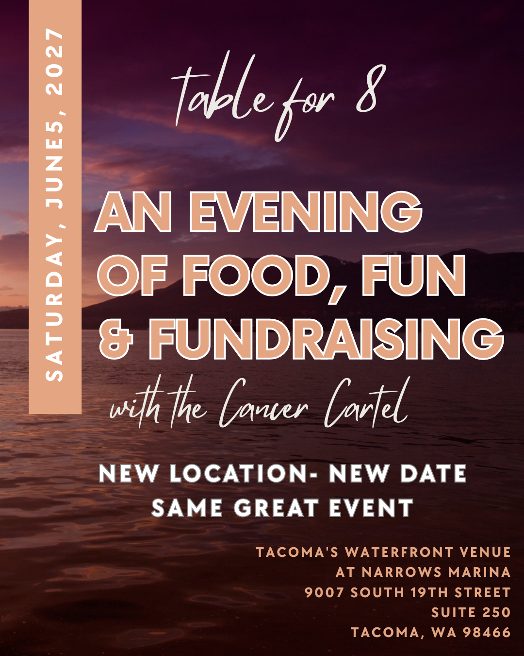 Reserved Table for Eight | $800
