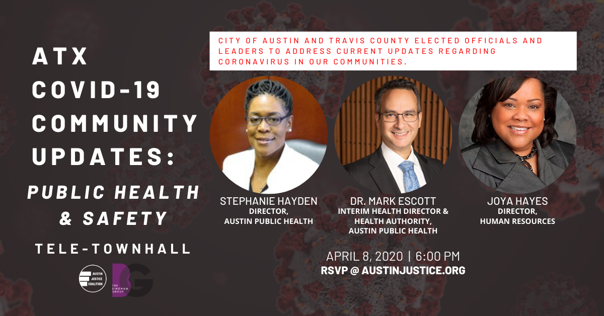 SPECIAL EPISODE - ATX COVID-19 COMMUNITY UPDATES:  Public Health &amp; Safety