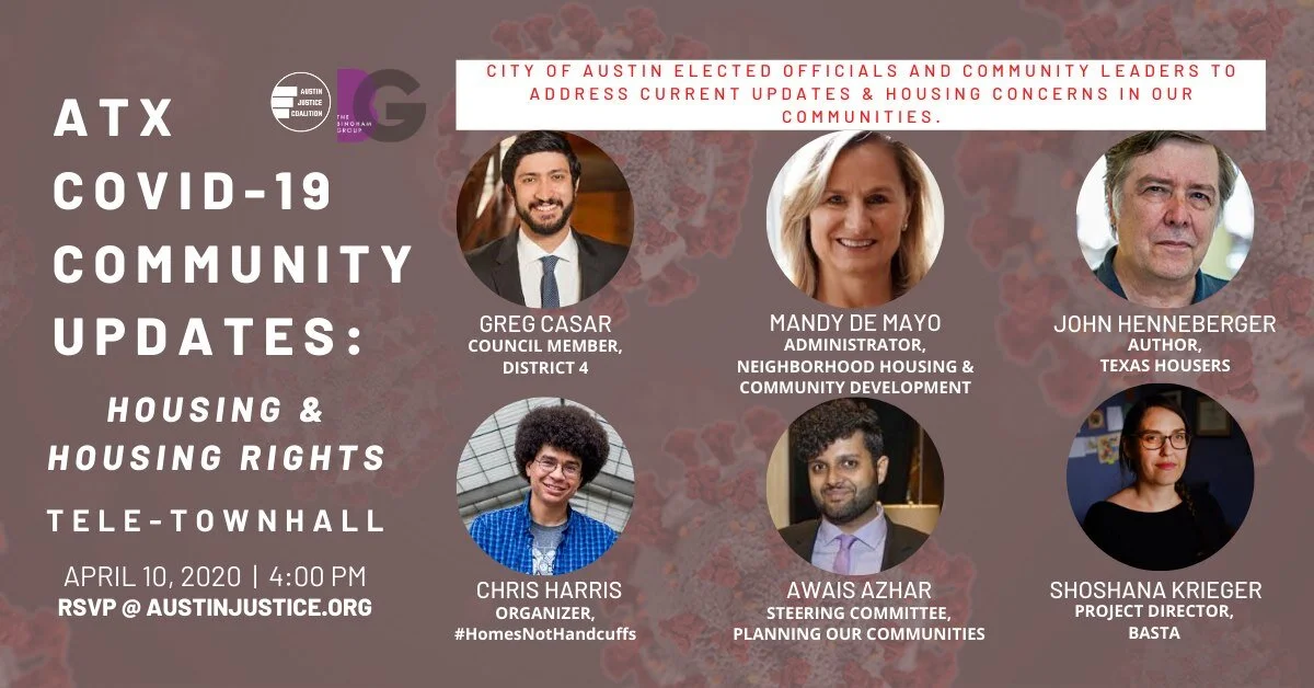 SPECIAL EPISODE - ATX COVID-19 COMMUNITY UPDATES: Housing &amp; Human Rights