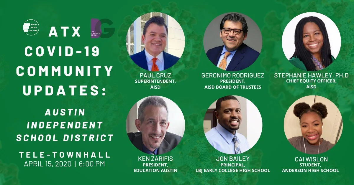SPECIAL EPISODE - ATX COVID-19 COMMUNITY UPDATES: Austin Independent School District
