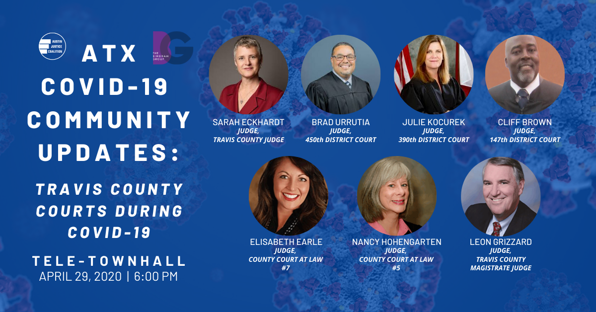 SPECIAL EPISODE - ATX COVID-19-COMMUNITY UPDATES: Travis County Courts 