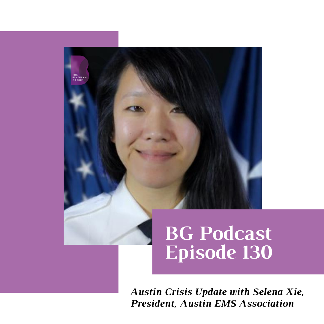 Austin Crisis Update with Selena Xie, President, Austin EMS Association