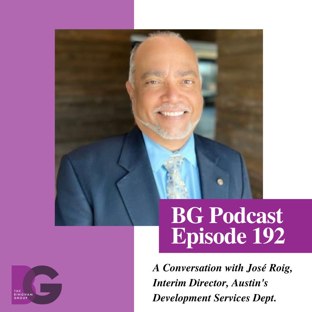 A Conversation with José Roig, Interim Director, Austin's Development Services Dept.