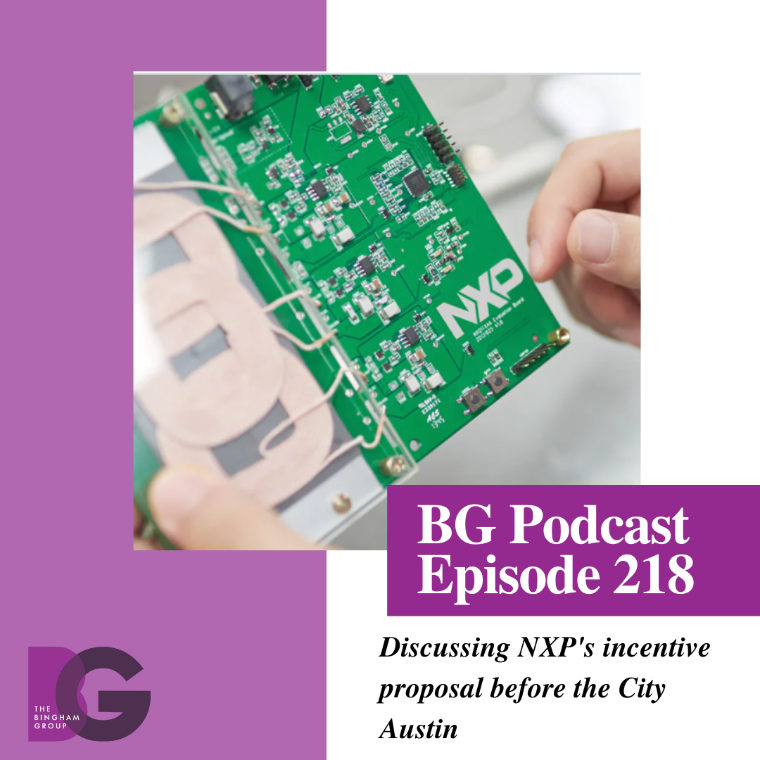 Discussing NXP's incentive proposal before the City Austin