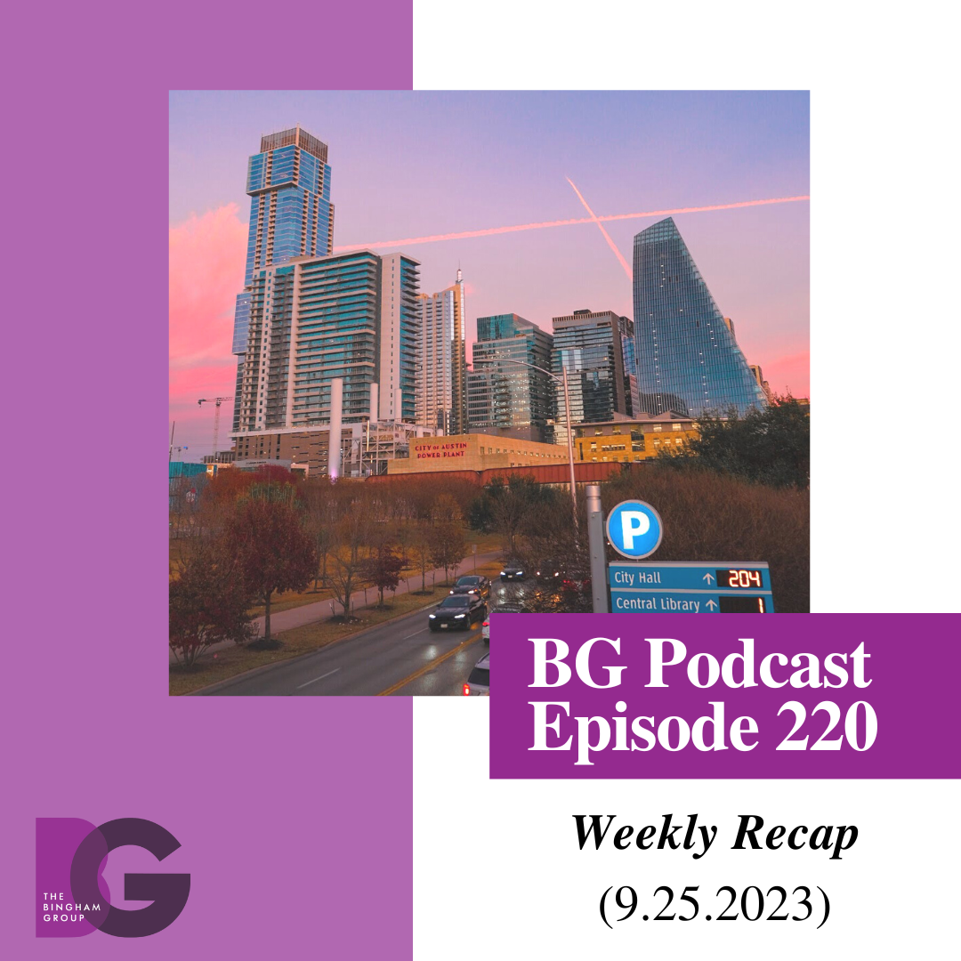  Weekly Recap (9.25.2023)     