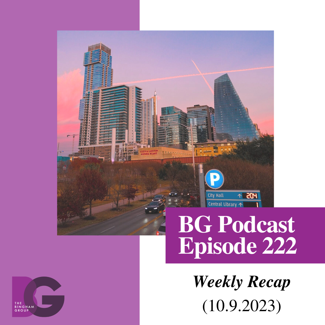 Weekly Recap (10.9.2023)