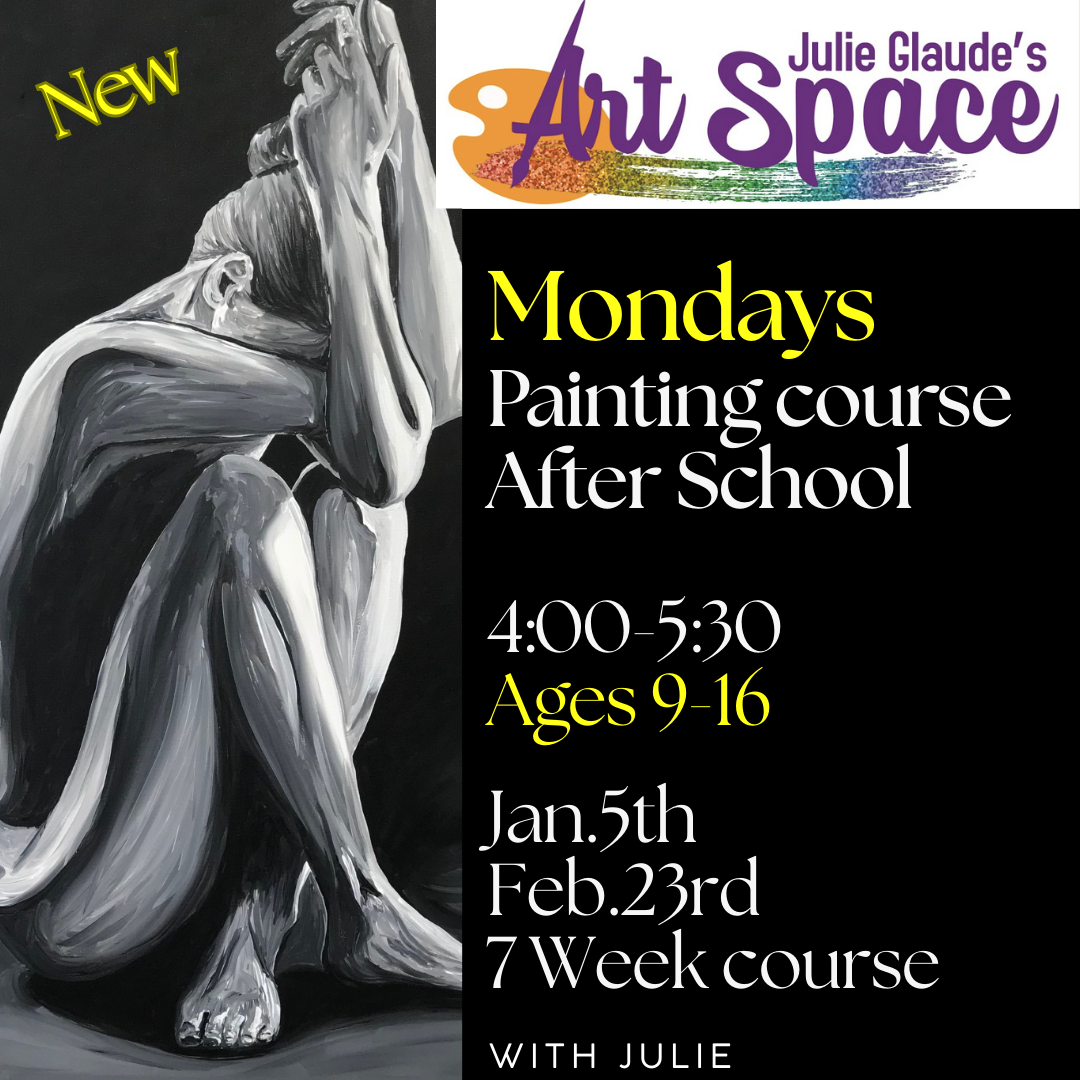 Monday painting - After School Class for Jan.5th-Feb.23rd (7 weeks)