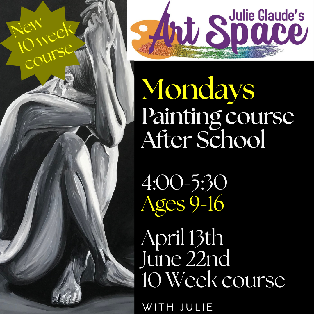 Monday painting - After School Class for April 13th -June 22nd from 4-5:30