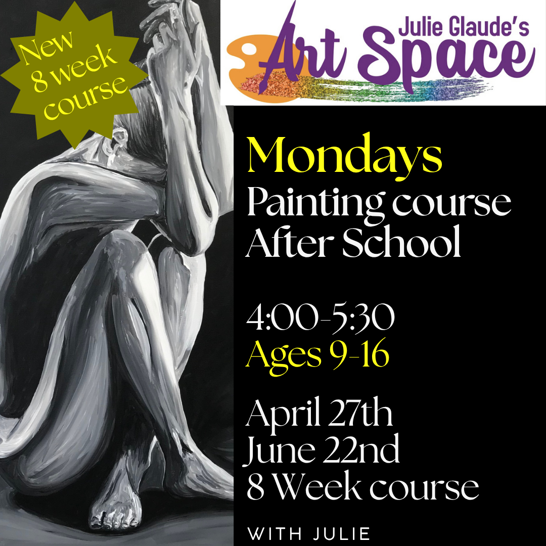Monday painting - After School Class for April 27th -June 22nd from 4-5:30