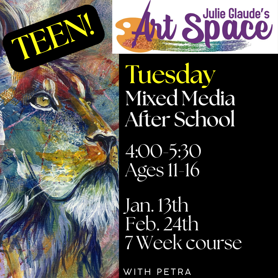 Teen Tuesday - After School Class for Jan.13th-Feb24th (7 Weeks)
