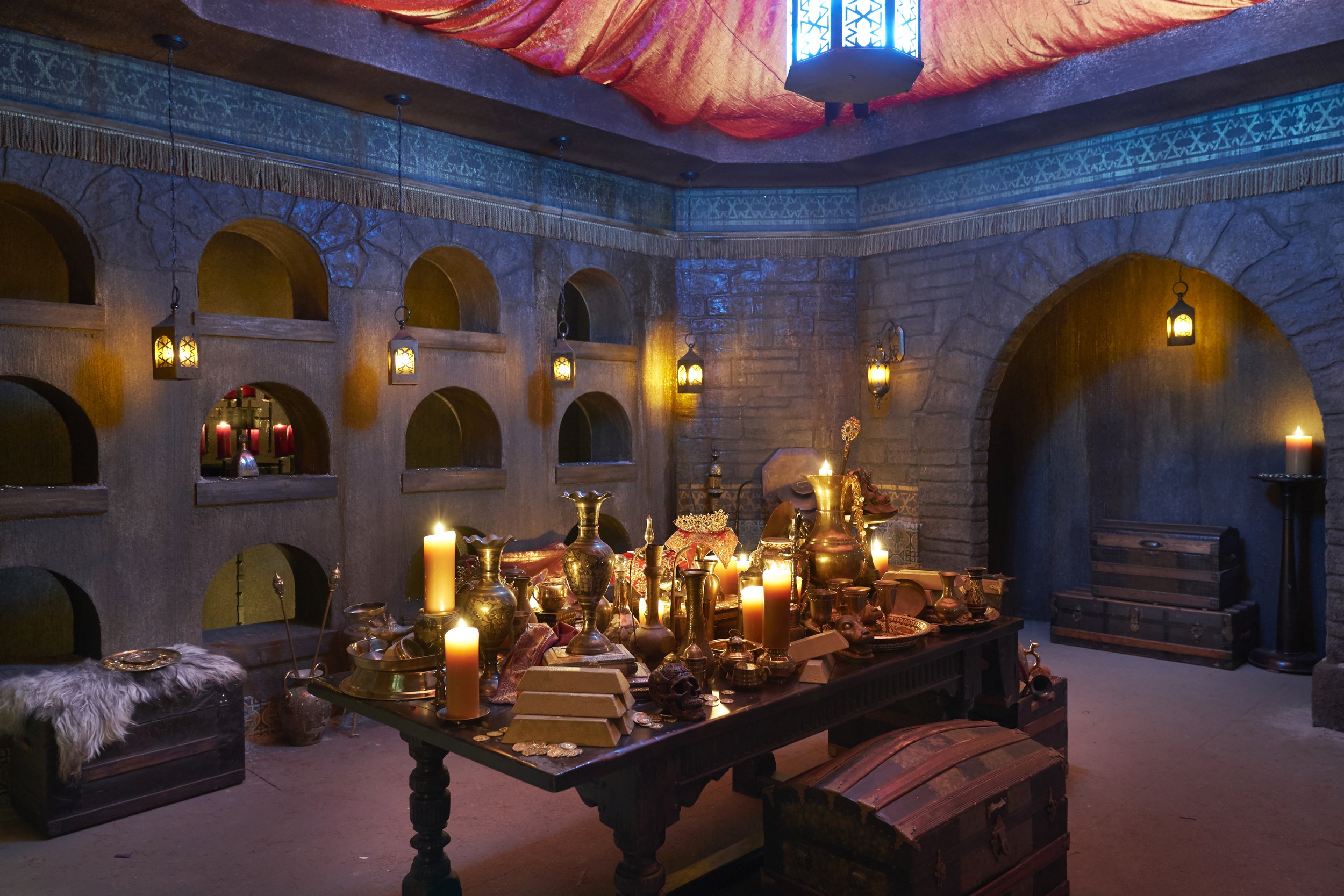 Treasure room set build, WWDITS S4, Production design.