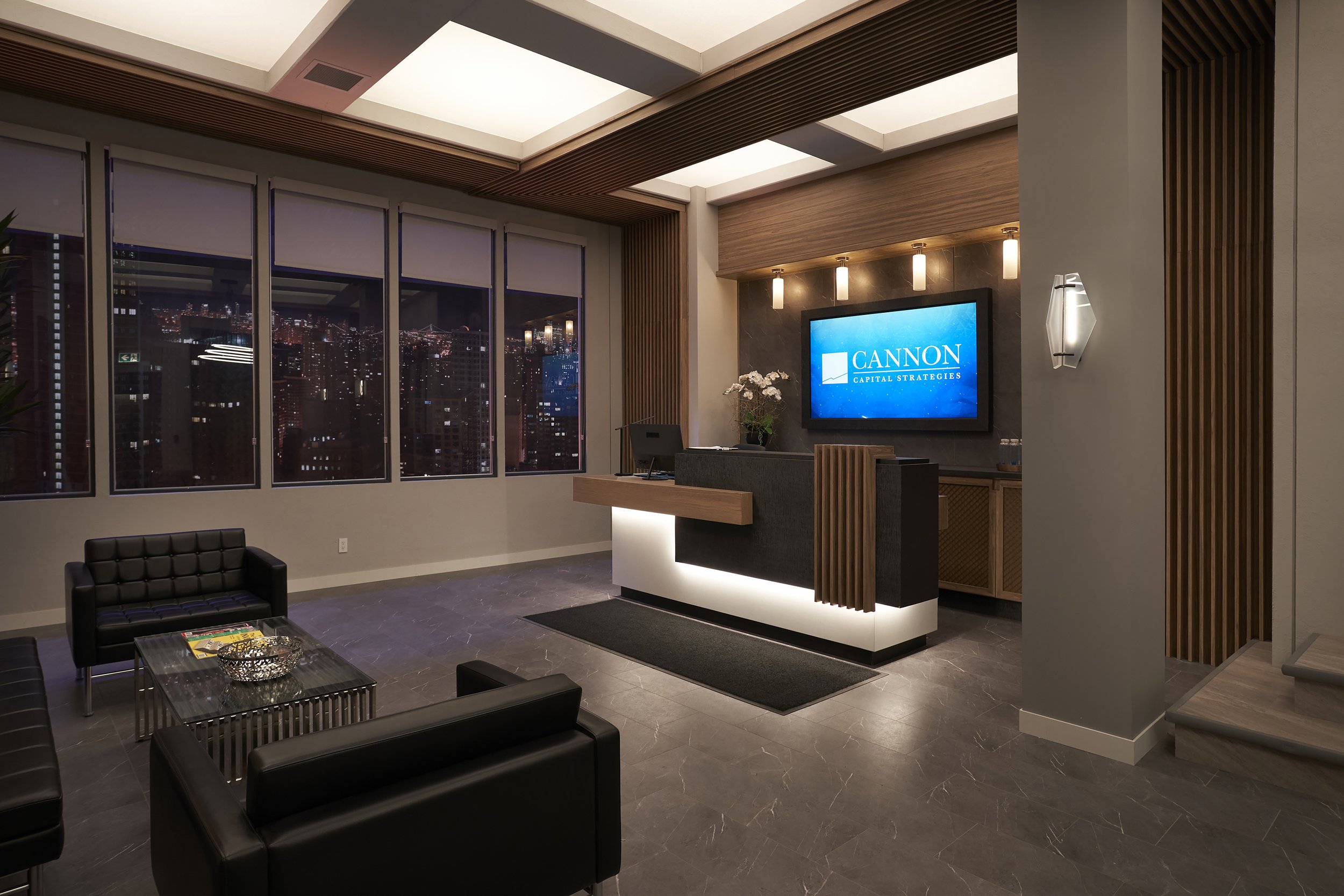 Office foyer build set WWDITS S6, Production design.