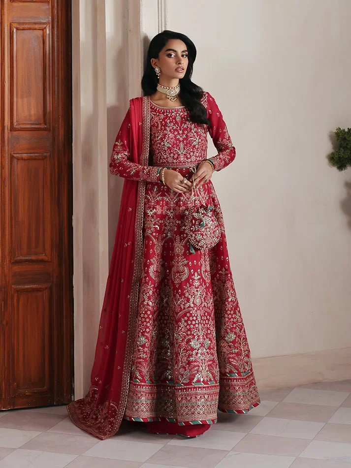 Pakistani Embroidered Raw silk Unstitched 3 Piece Serosia-SD-10-Gul-82 | Latest Pakistani Punjabi Suits Salwar Kameez Designer Wear.