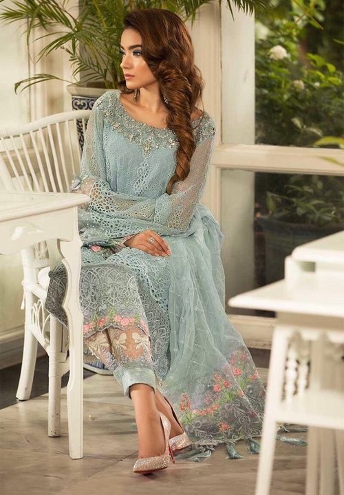 Exclusive Salwar Kameez Cotton Dress material unstitched punjabi Indian floral B