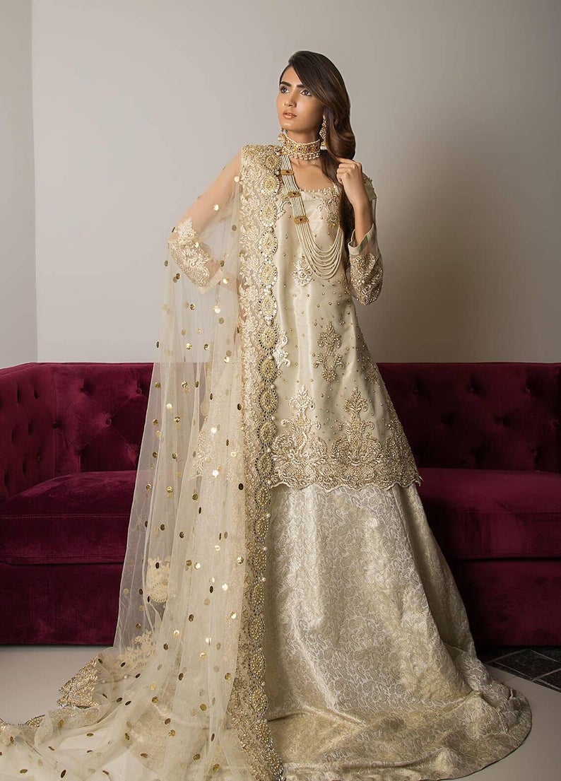 Pakistani salwar kameez Pakistani wedding dress Indian dress Pakistani ready to wear suit