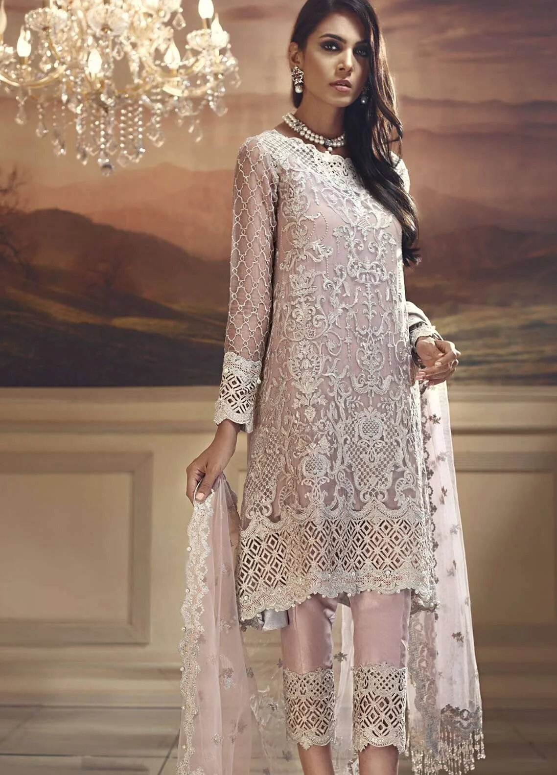 party dress salwar kameez Pakistani Designer Embroidered Party Wear 3 Piece Collection # 00027 for Salwar  Kameez Party Wear