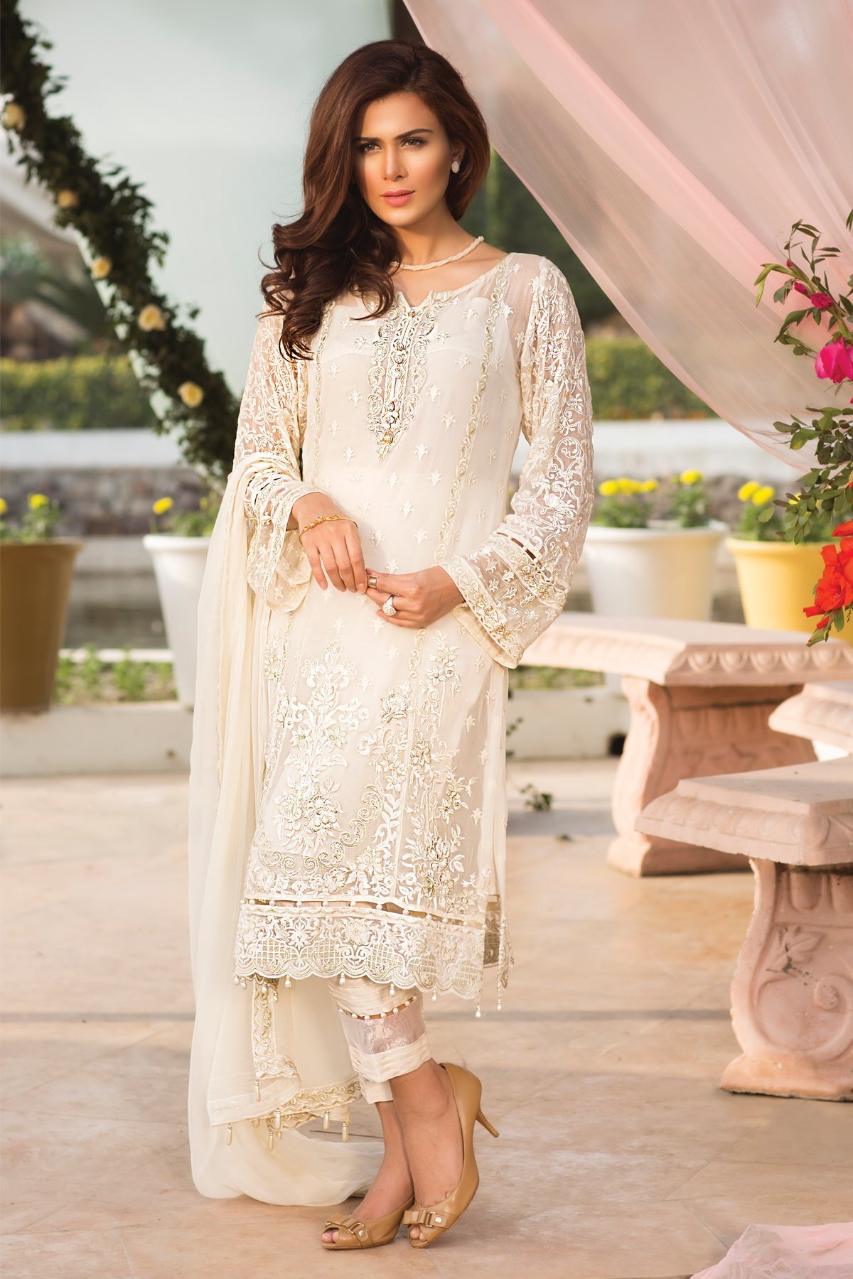 salwar suit white