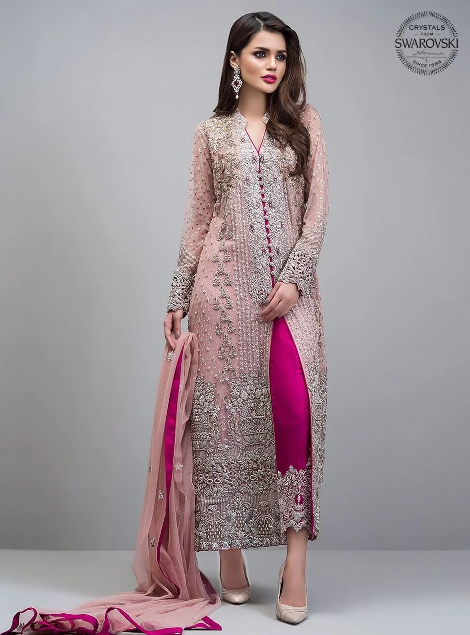 rose gold pakistani dress Rose Gold Gown Umsha Official